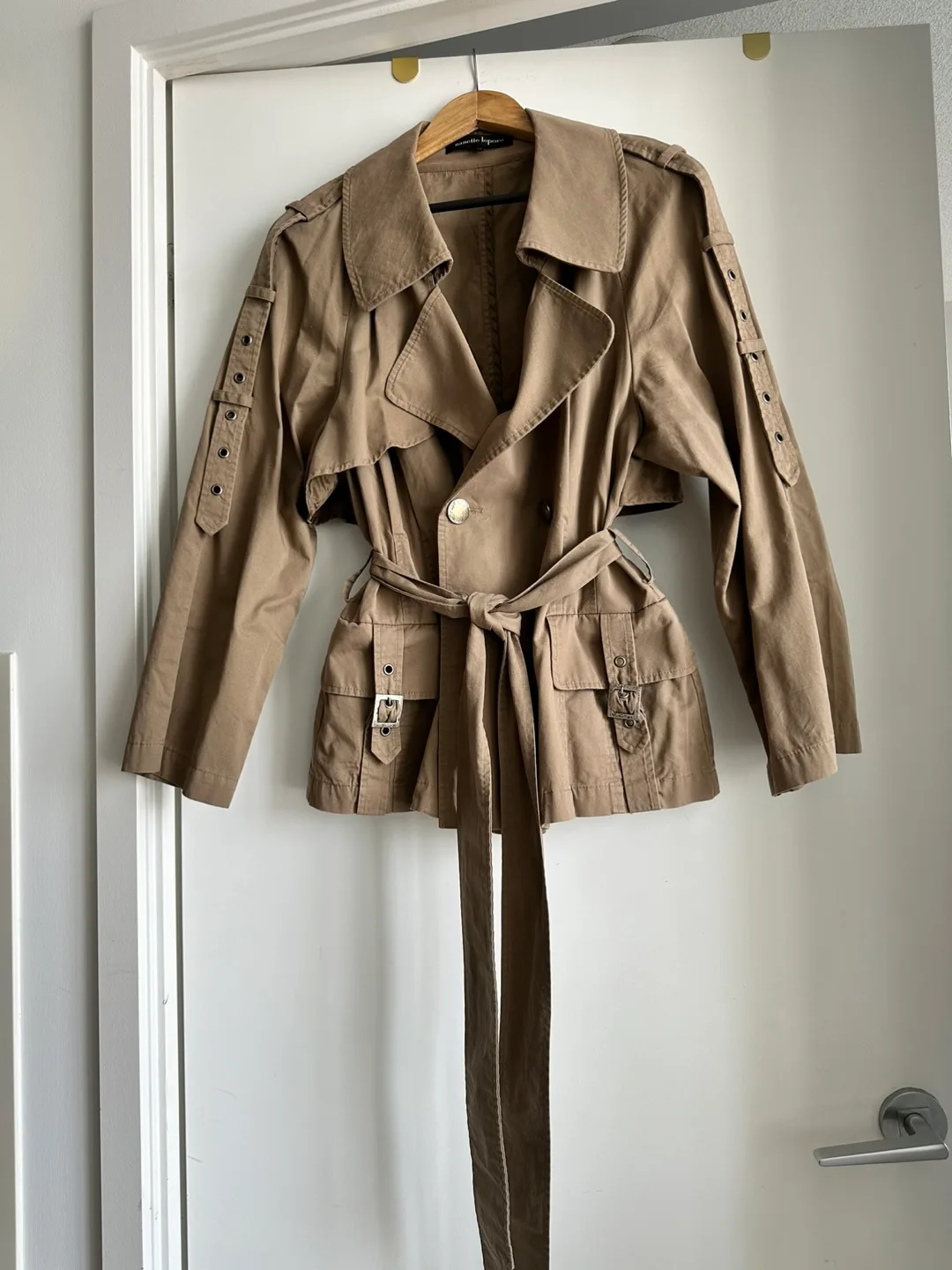 Nanette Lepore Trench Coat - Size 10 thumbnail