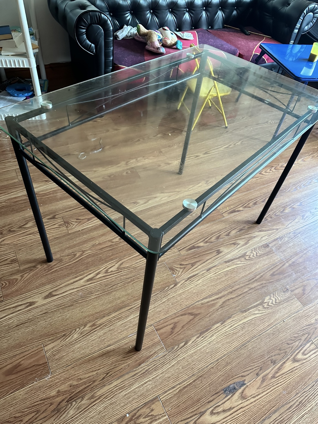 Glass Top Dining Table