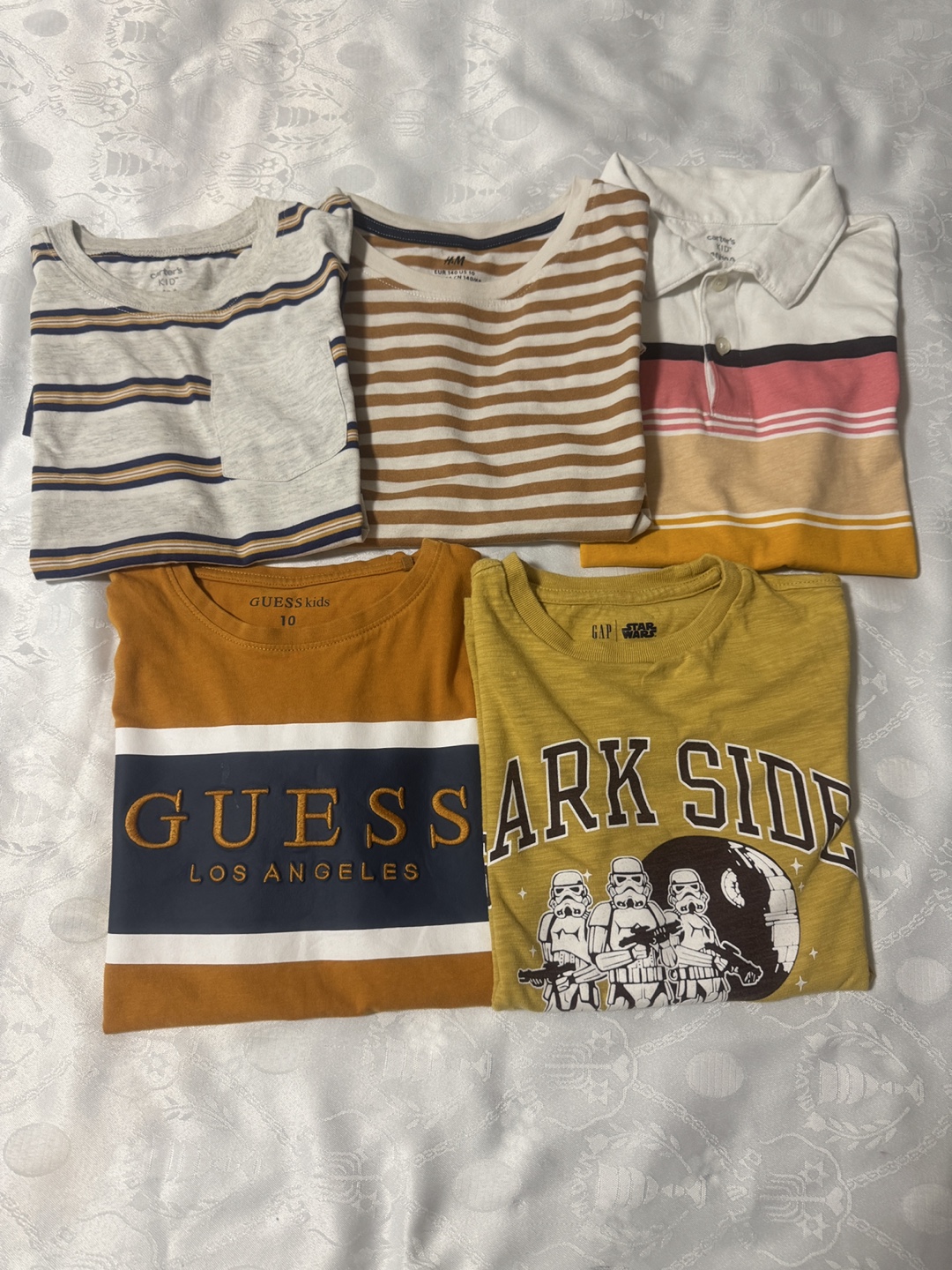Boys' T-Shirt Bundle (Size 10) - Guess, Gap, H&M, Carters - photo 3