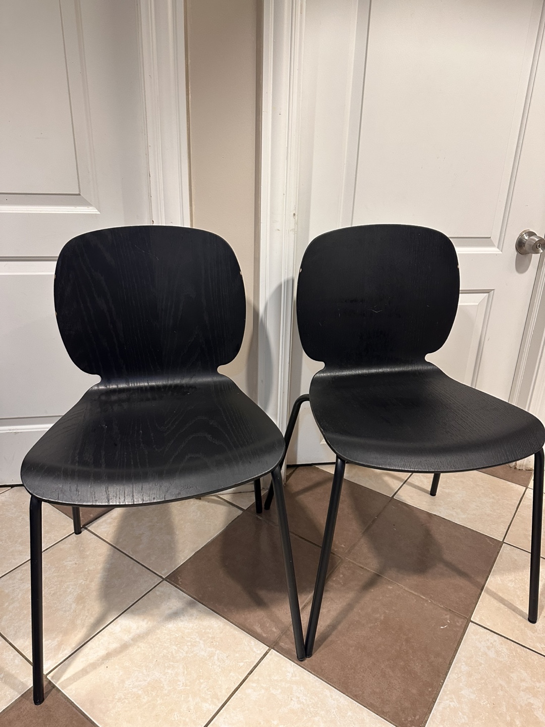 2 IKEA Tobias Chair - Black
