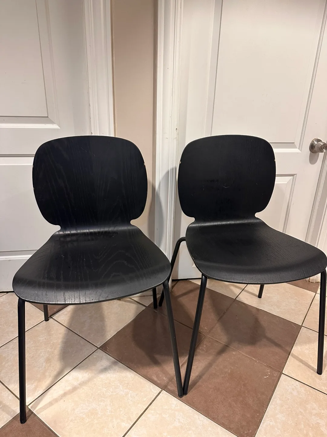 2 IKEA Tobias Chair - Black thumbnail