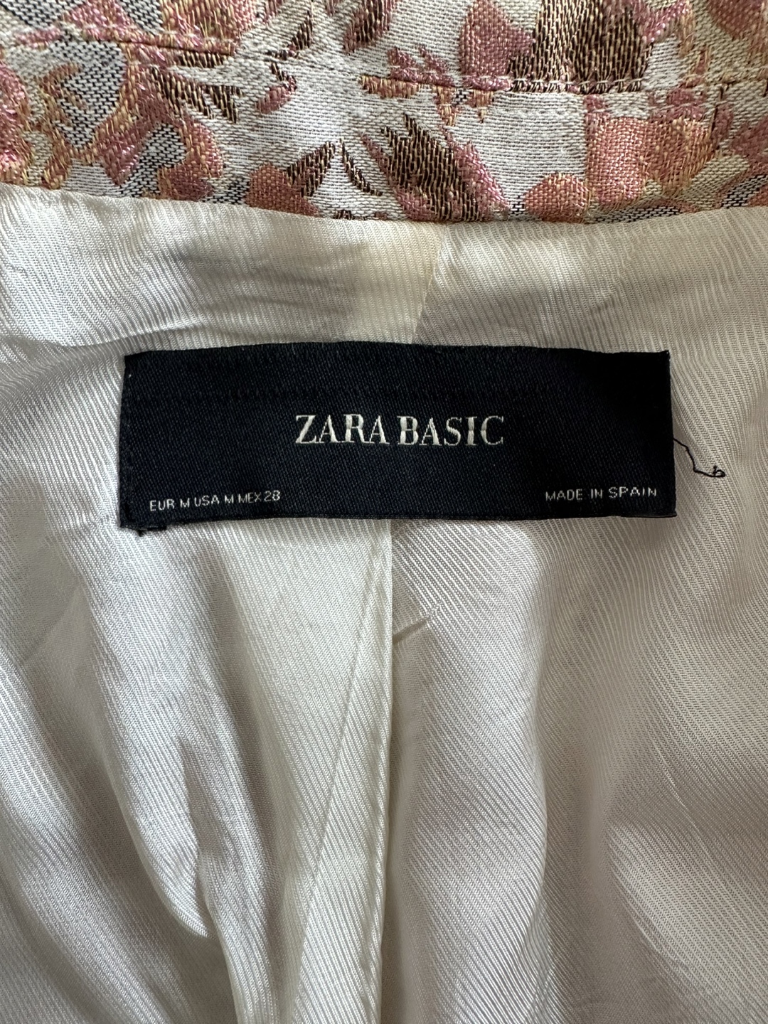 Zara Basic Floral Blazer - Size M - photo 3