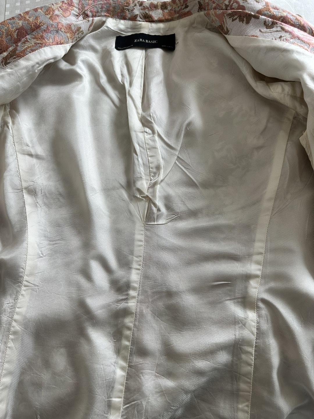 Zara Basic Floral Blazer - Size M - photo 4