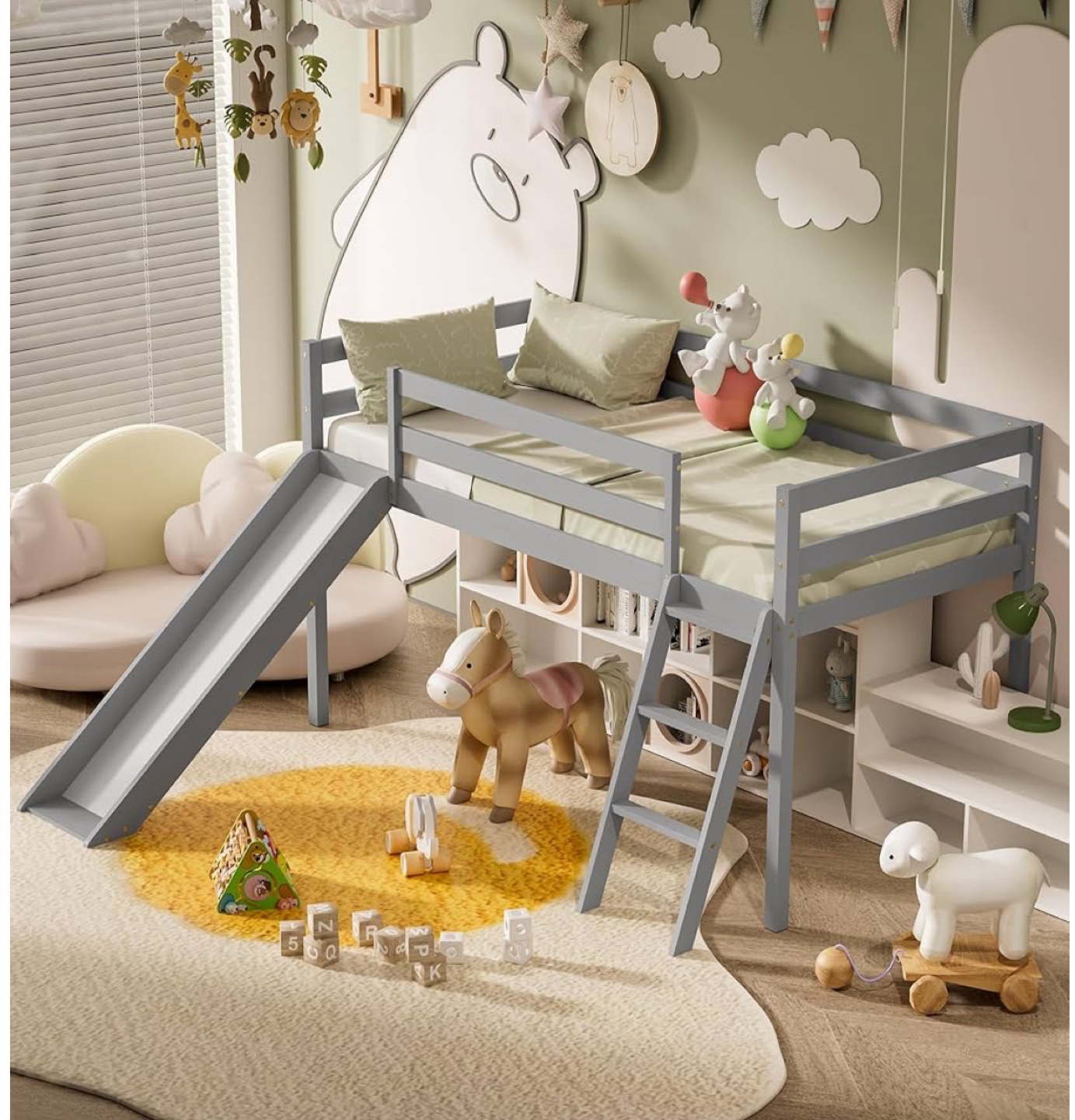 Brand New Kids Loft Bed With Slide - photo 2
