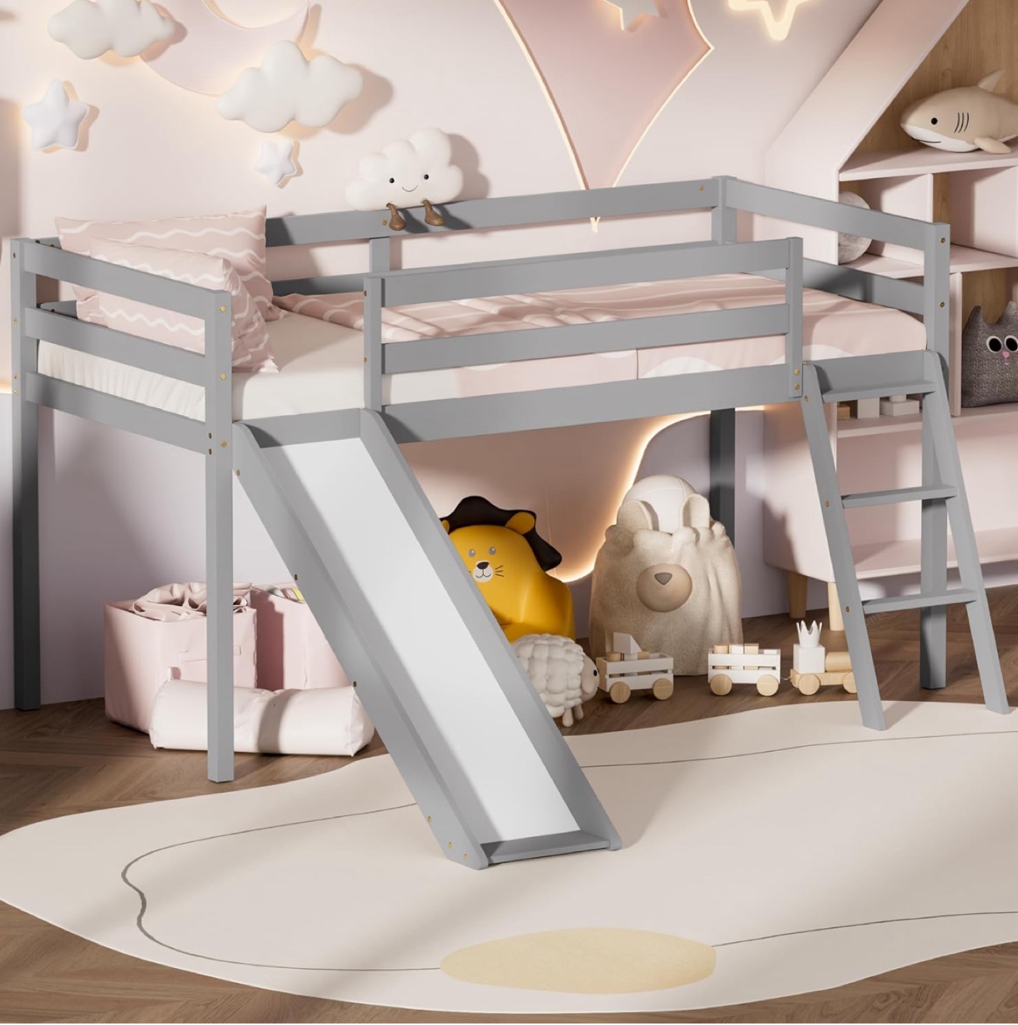 Brand New Kids Loft Bed With Slide
