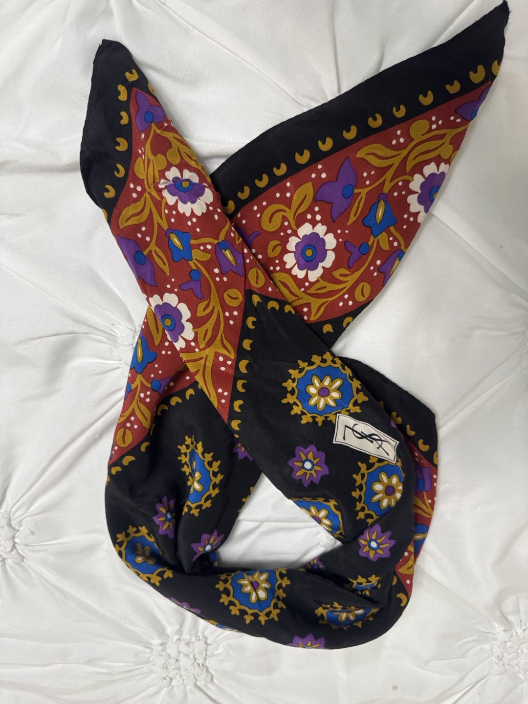 Yves Saint Laurent Silk Scarf - photo 3