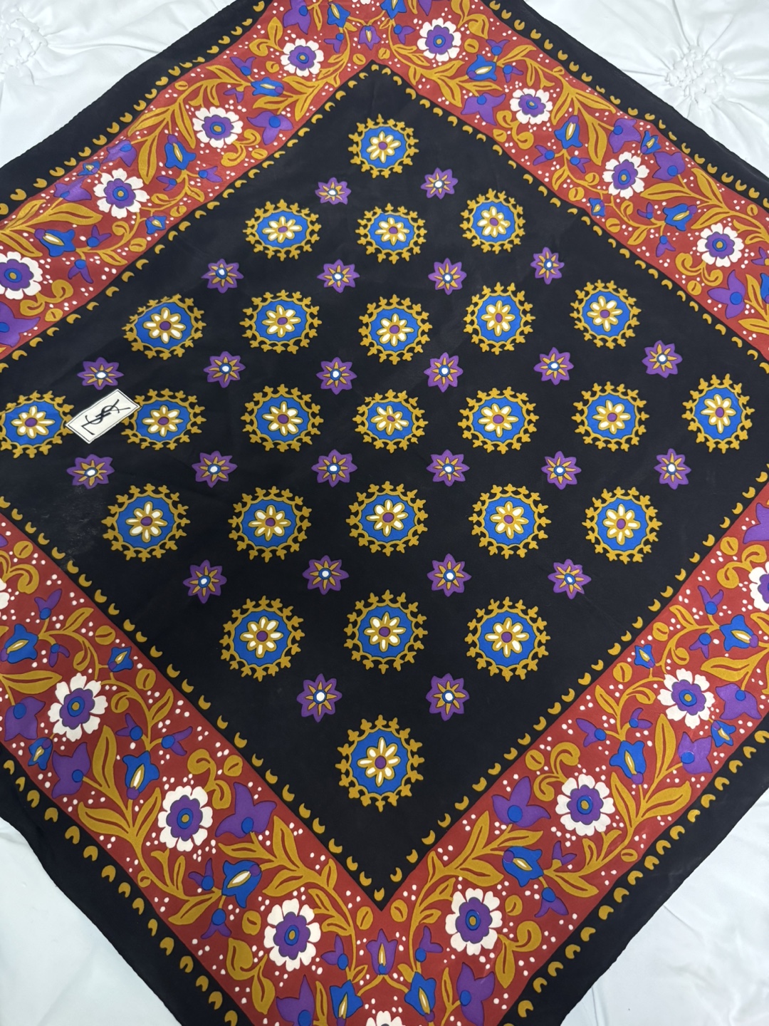 Yves Saint Laurent Silk Scarf - photo 2