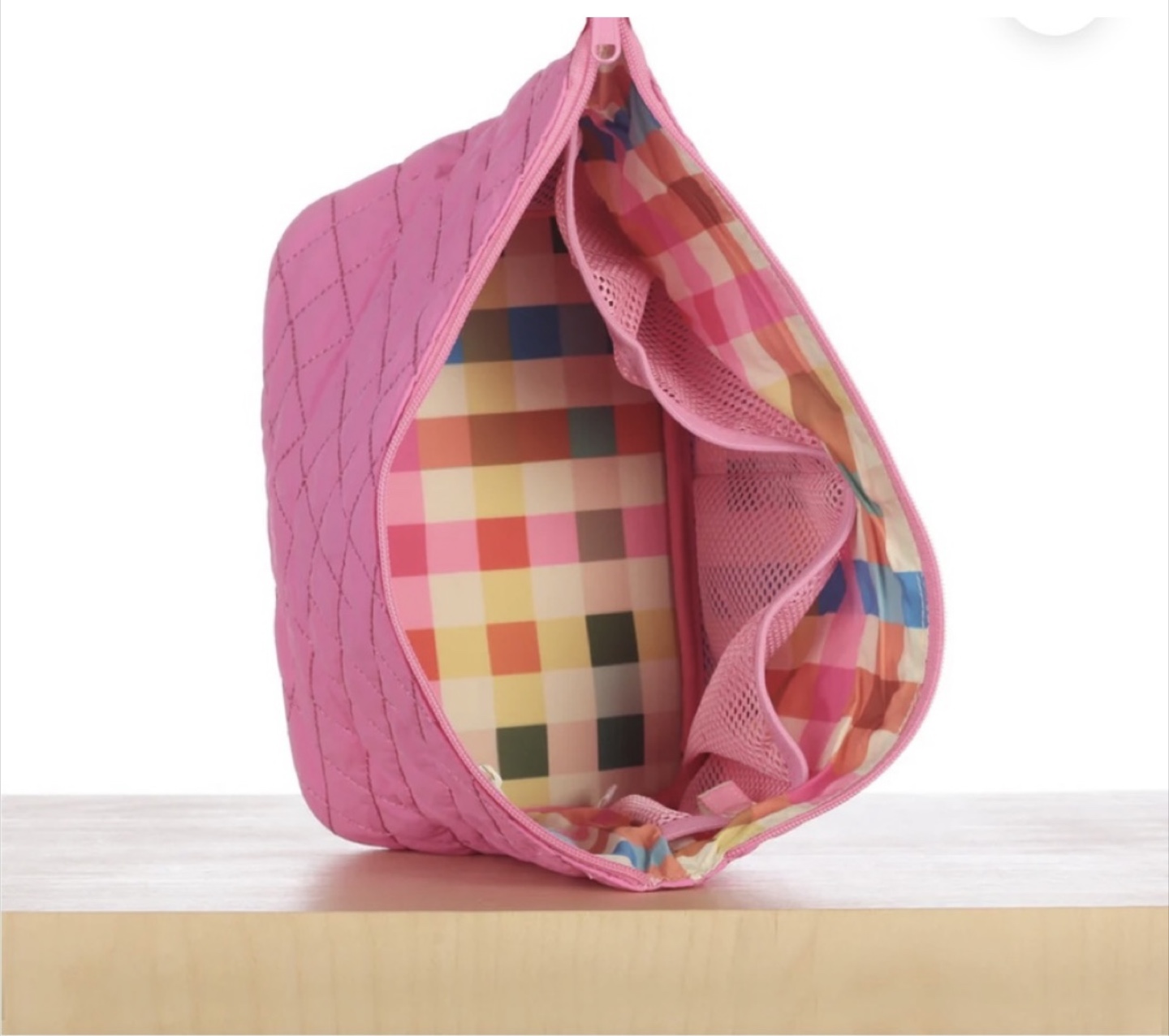 Ela x Jillian Harris - Cosmetic Case in pizzazz pink - photo 5