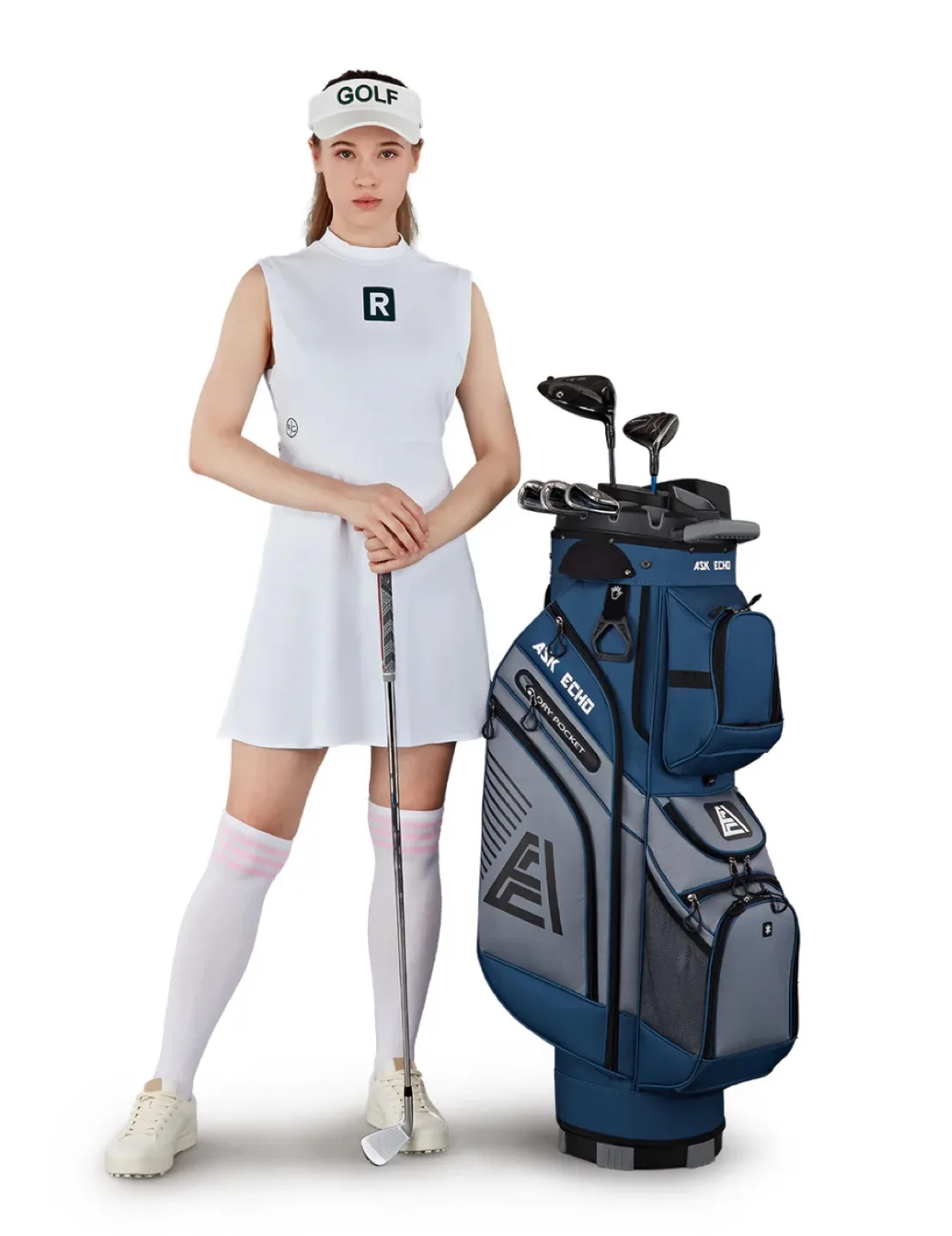 T-Lock Golf Cart Bag with 14 Way Organizer Divider Top with Hand thumbnail