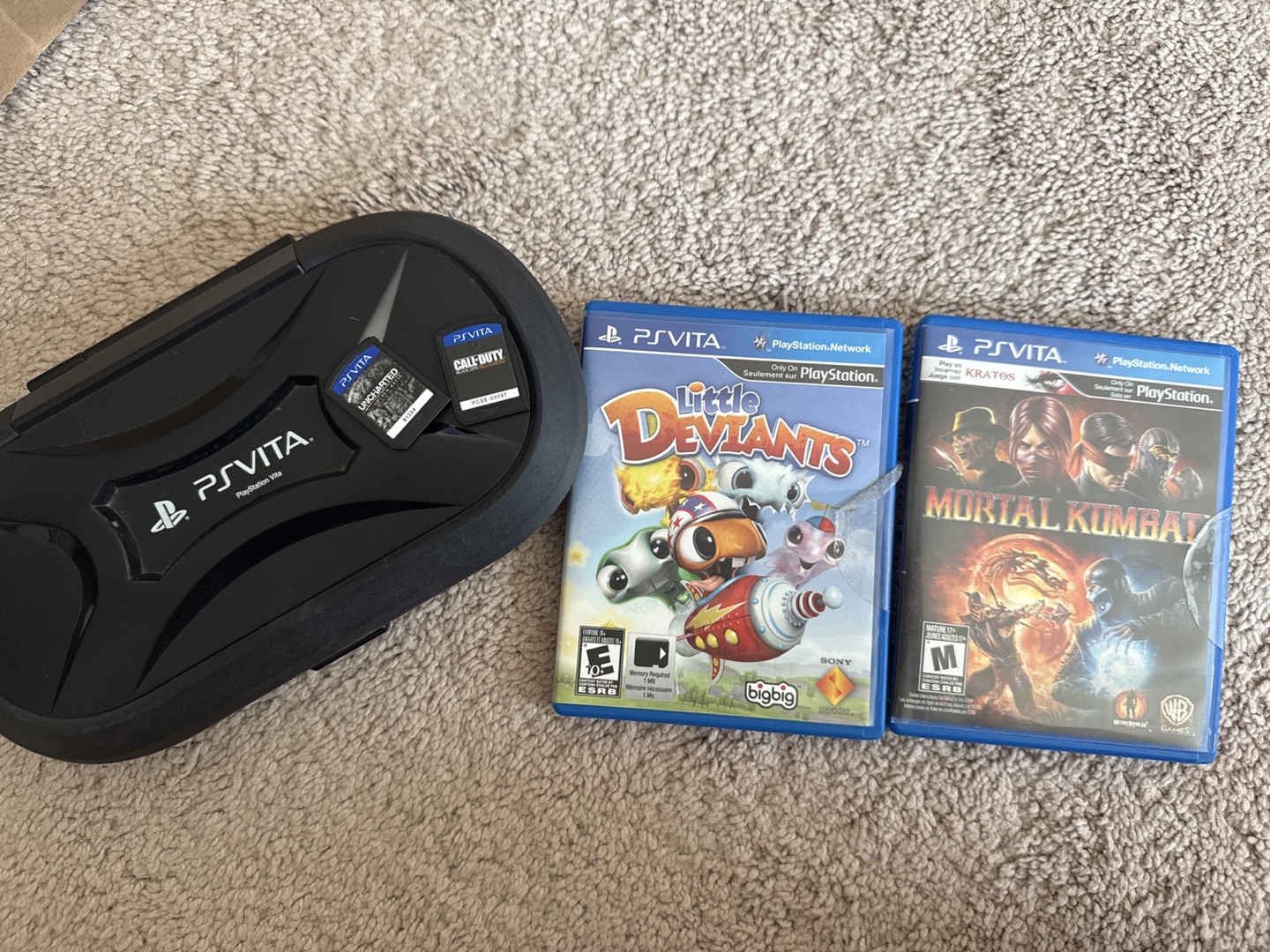 PSVita Case and Games
