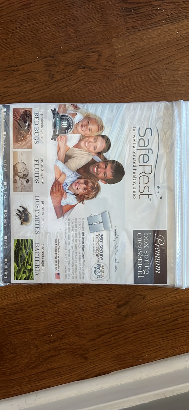 SafeRest Premium Box Spring Encasement - Queen