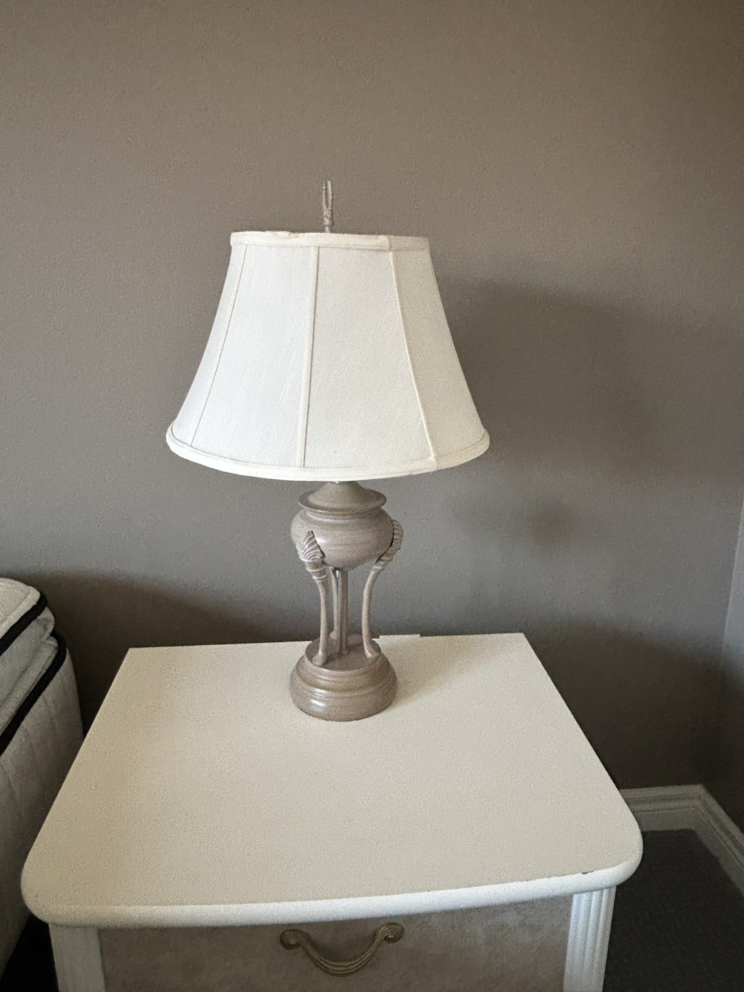 Table Lamps with White Shades