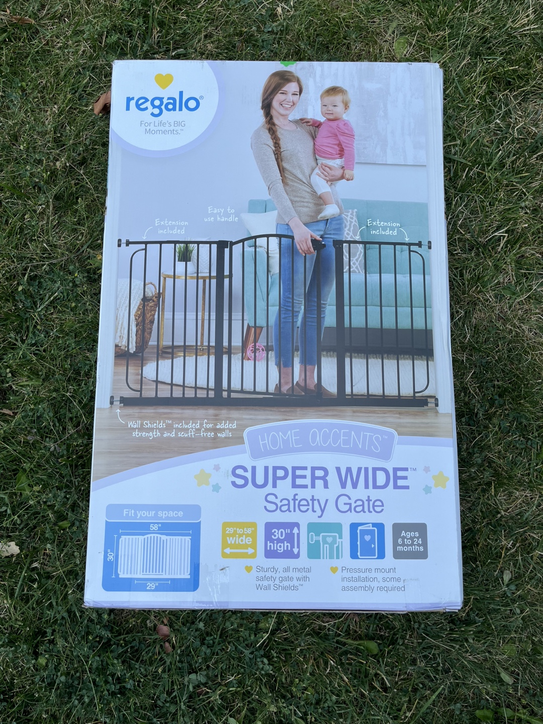 Regalo Super Wide Safety Gate 29"-58"