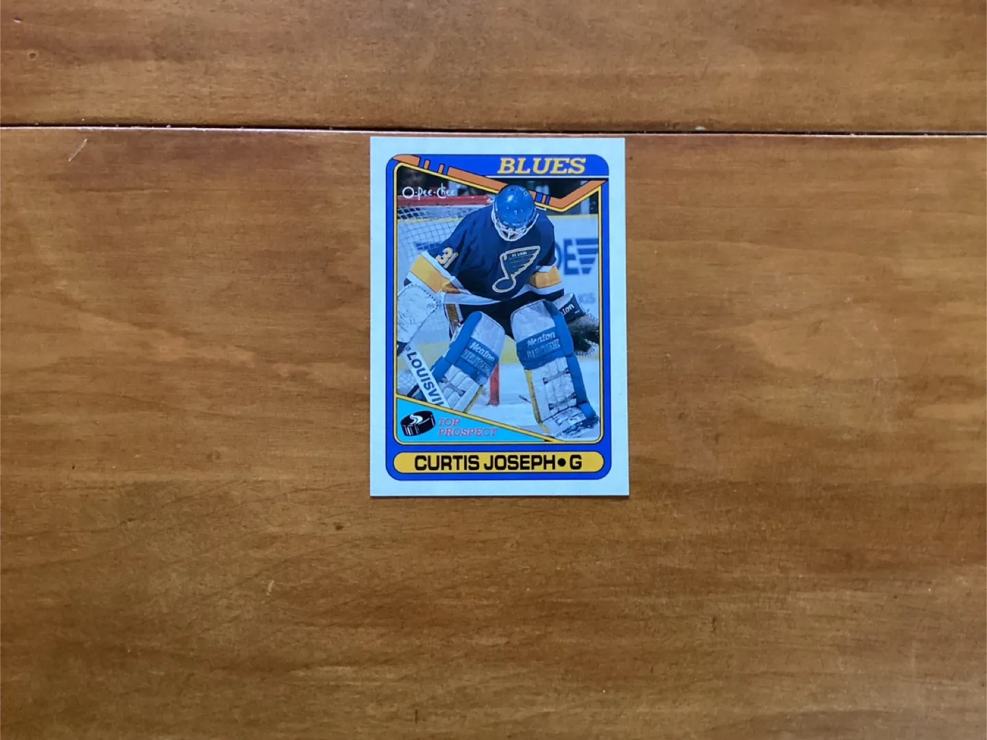 1990-91 O-PEE-CHEE CURTIS JOSEPH Rookie Card #171 image indicator(3)