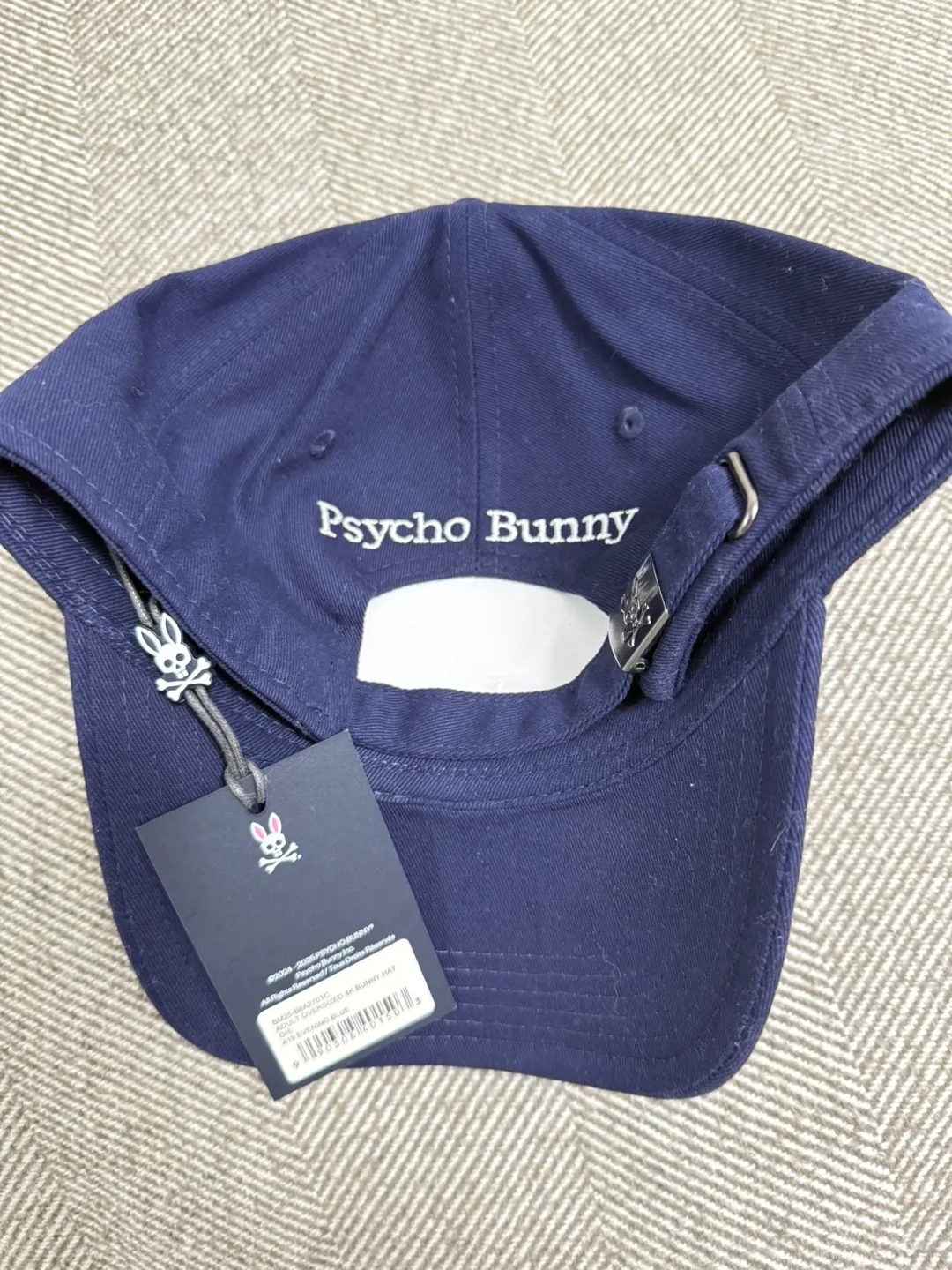 Psycho Bunny Navy Baseball Cap - New with Tags! image indicator(3)