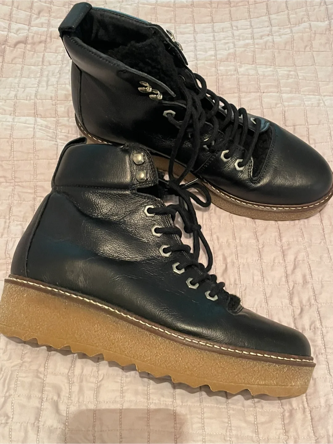 Shoe The Bear Copenhagen Black Leather Boots thumbnail