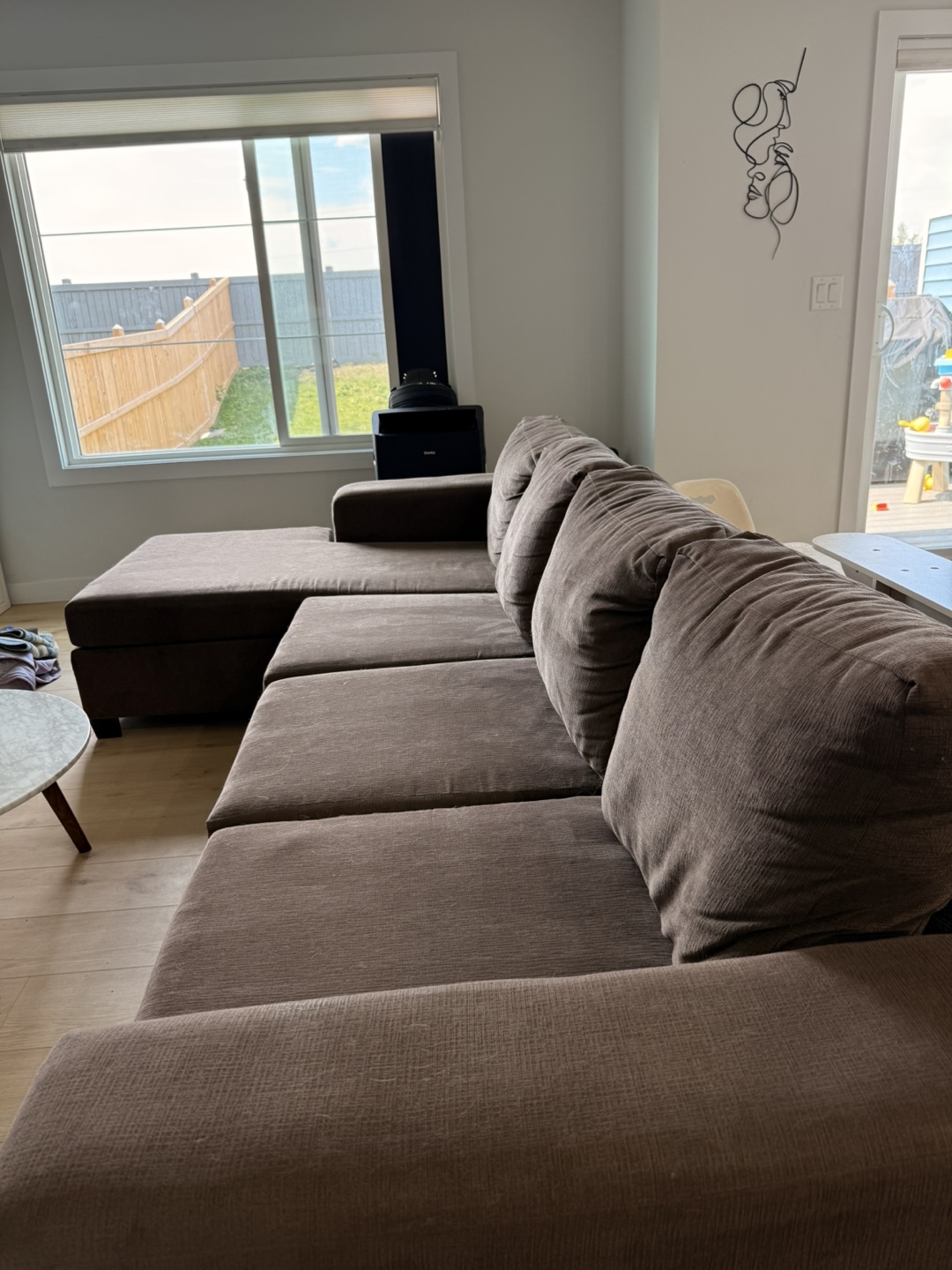 Brown Sectional Sofa - photo 2