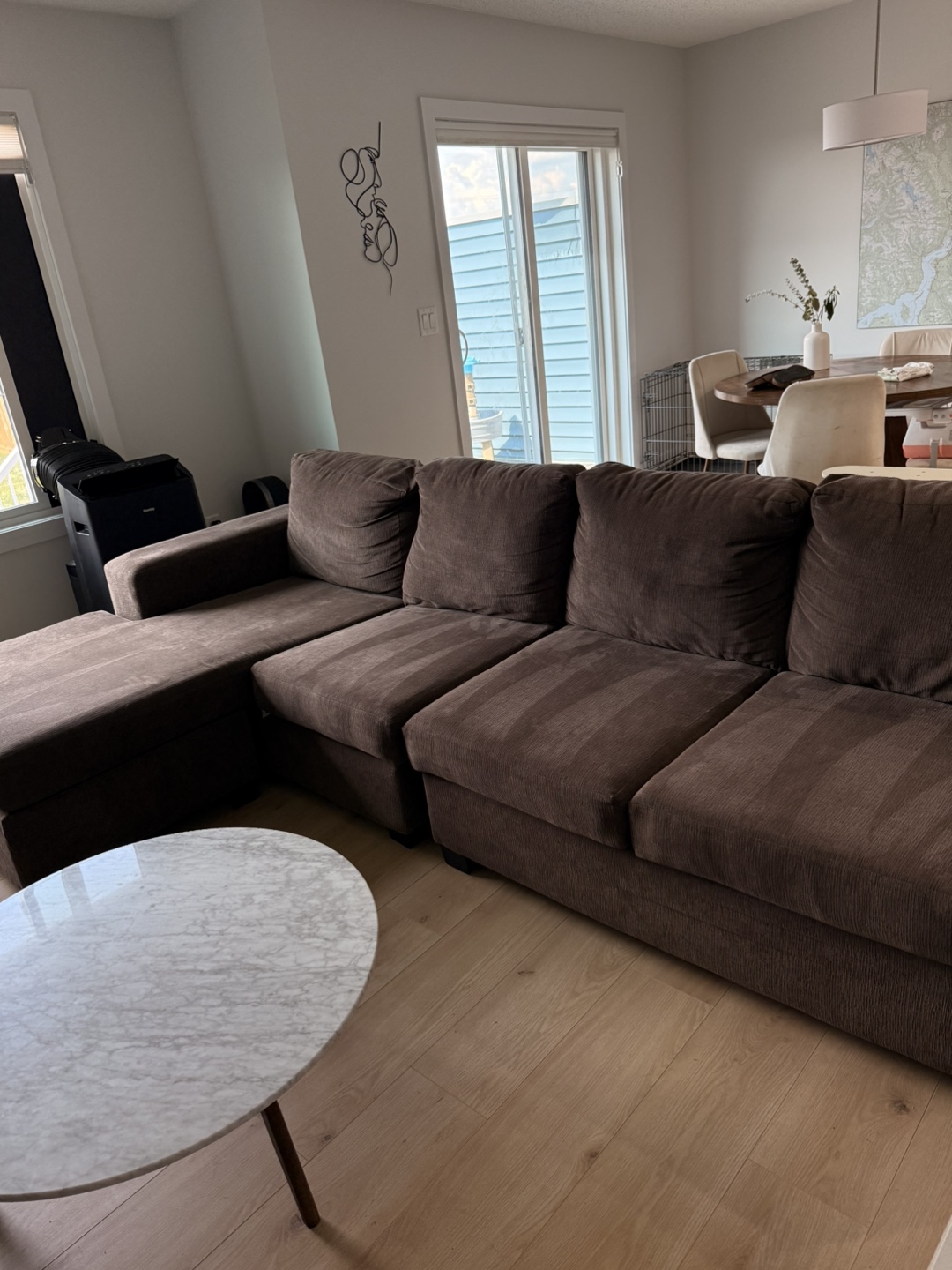 Brown Sectional Sofa