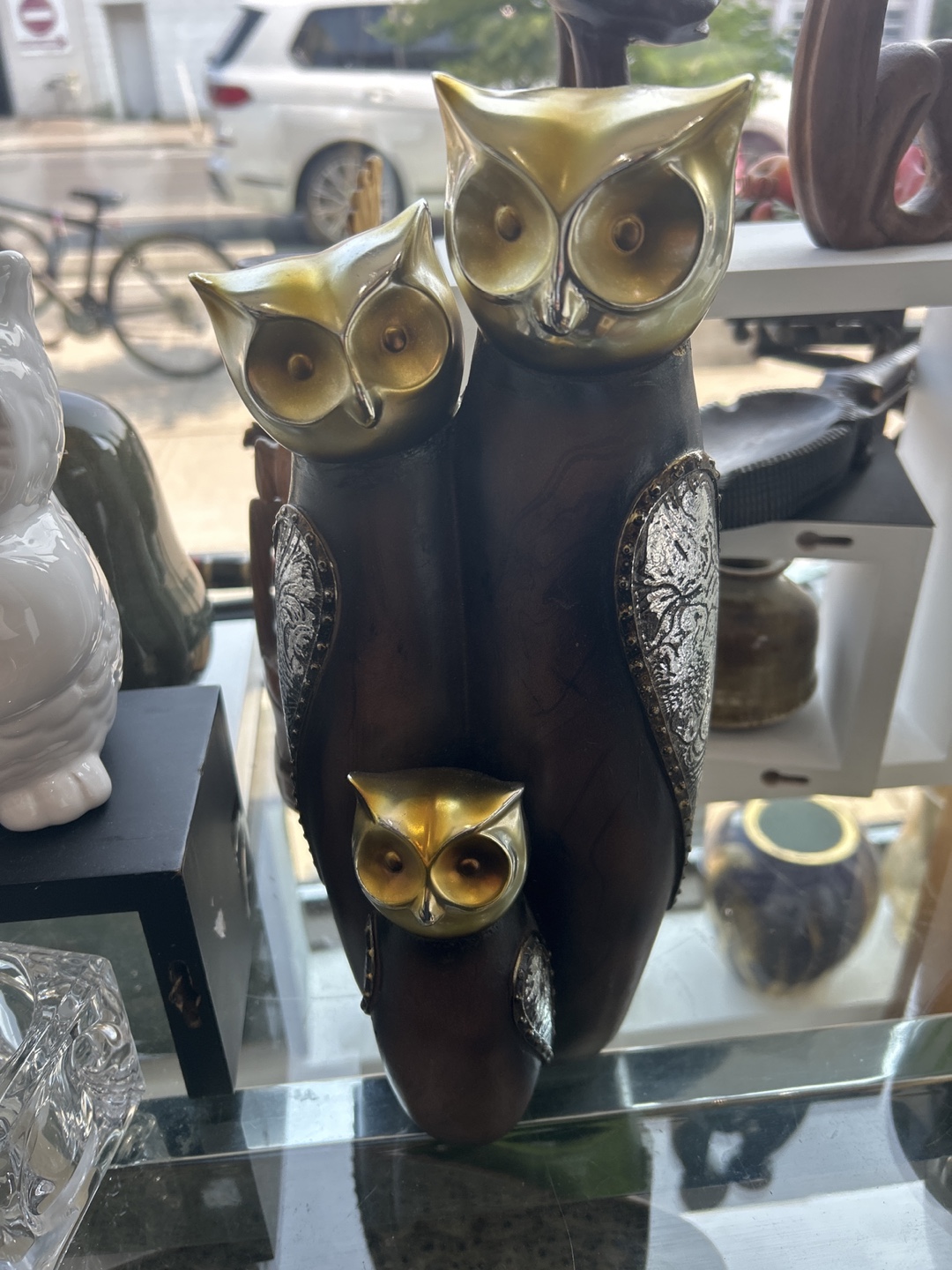 $10 Owl Family Statue