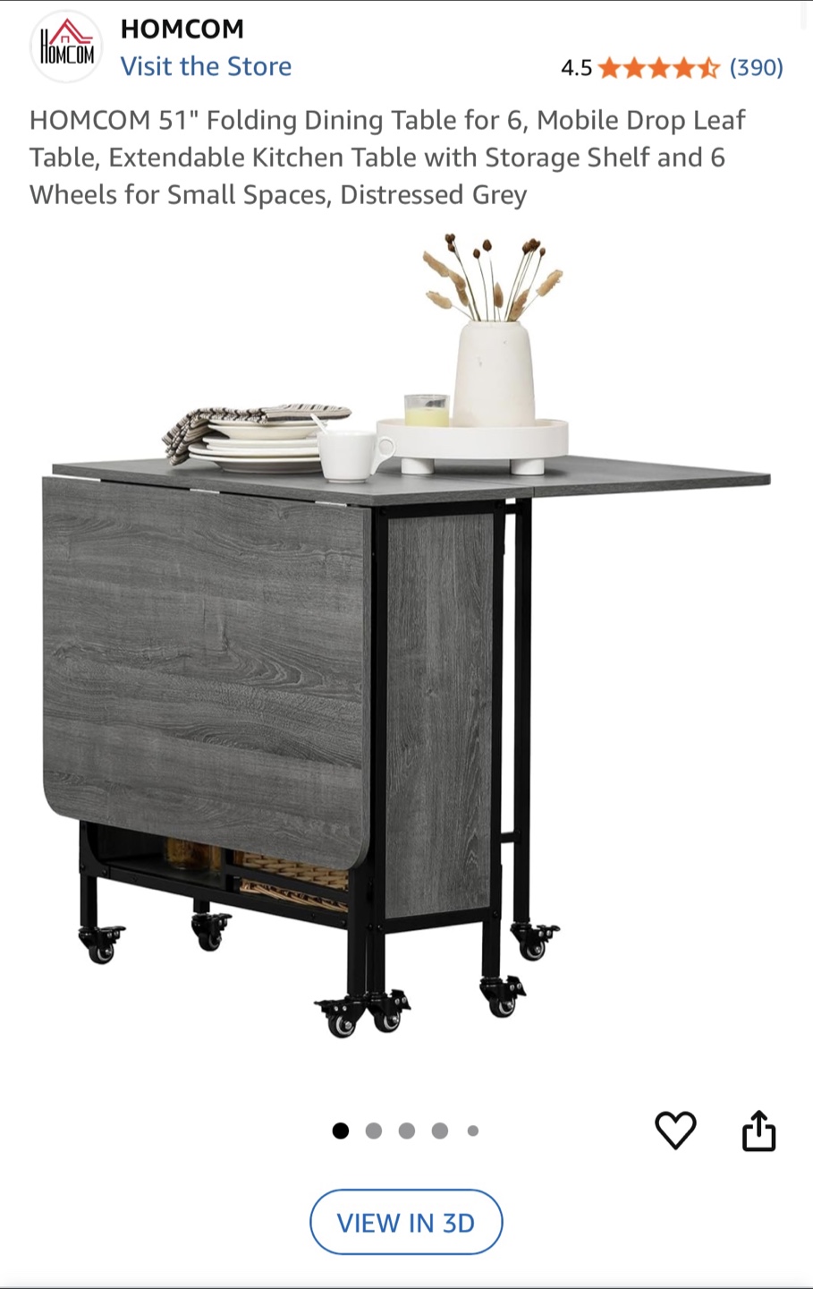 Folding Dining Table - photo 4