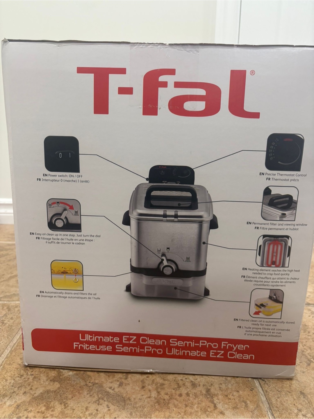 T-fal Ultimate EZ Clean Semi-Pro Fryer - Like New! - photo 2