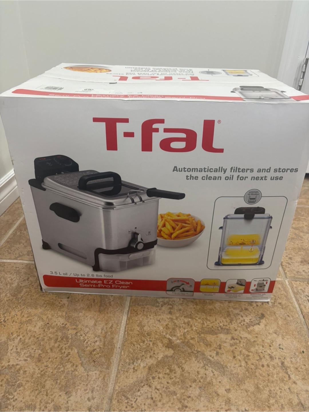 T-fal Ultimate EZ Clean Semi-Pro Fryer - Like New!