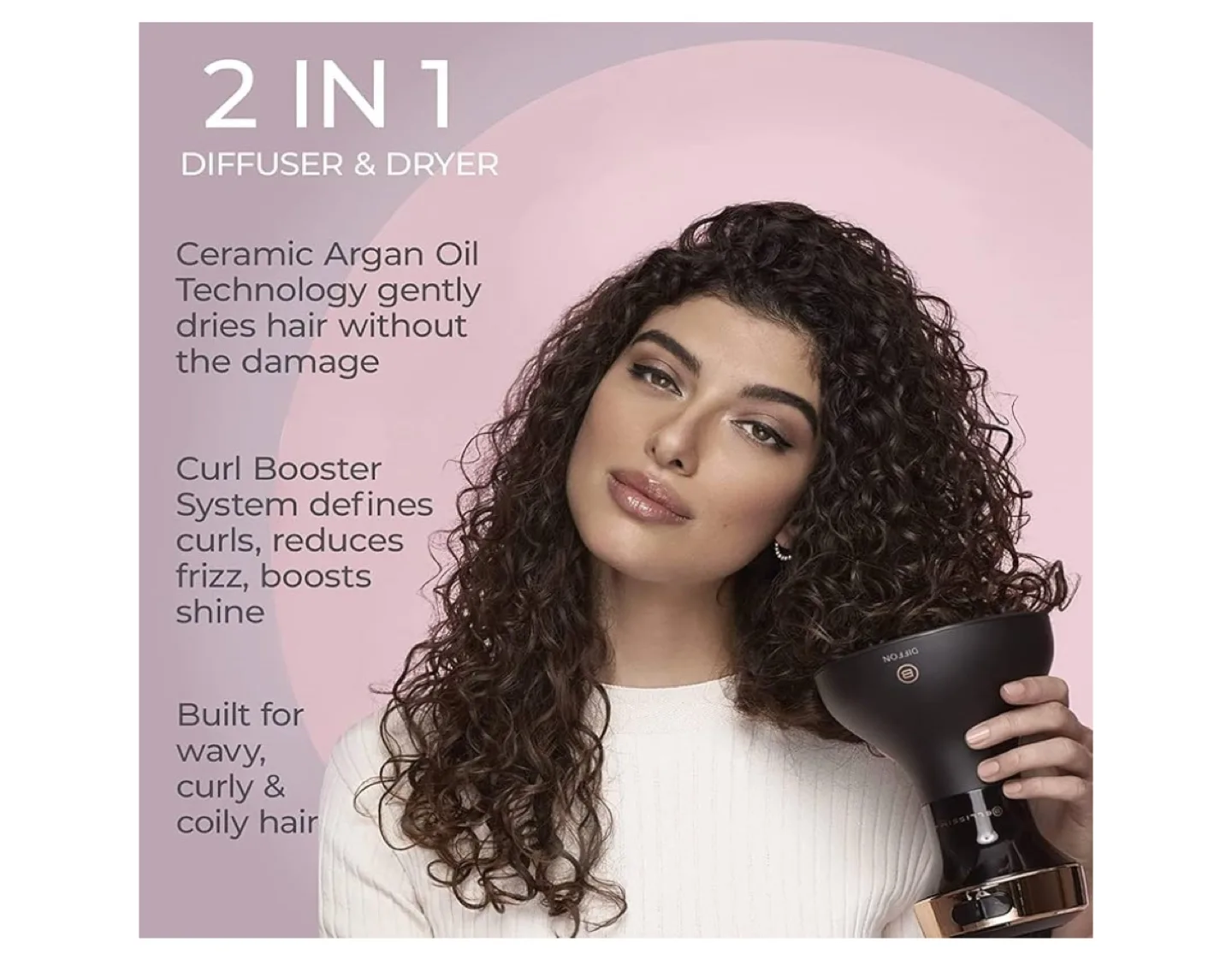 Bellissima Diffon Ceramic Hair Diffuser & Dryer image indicator(2)