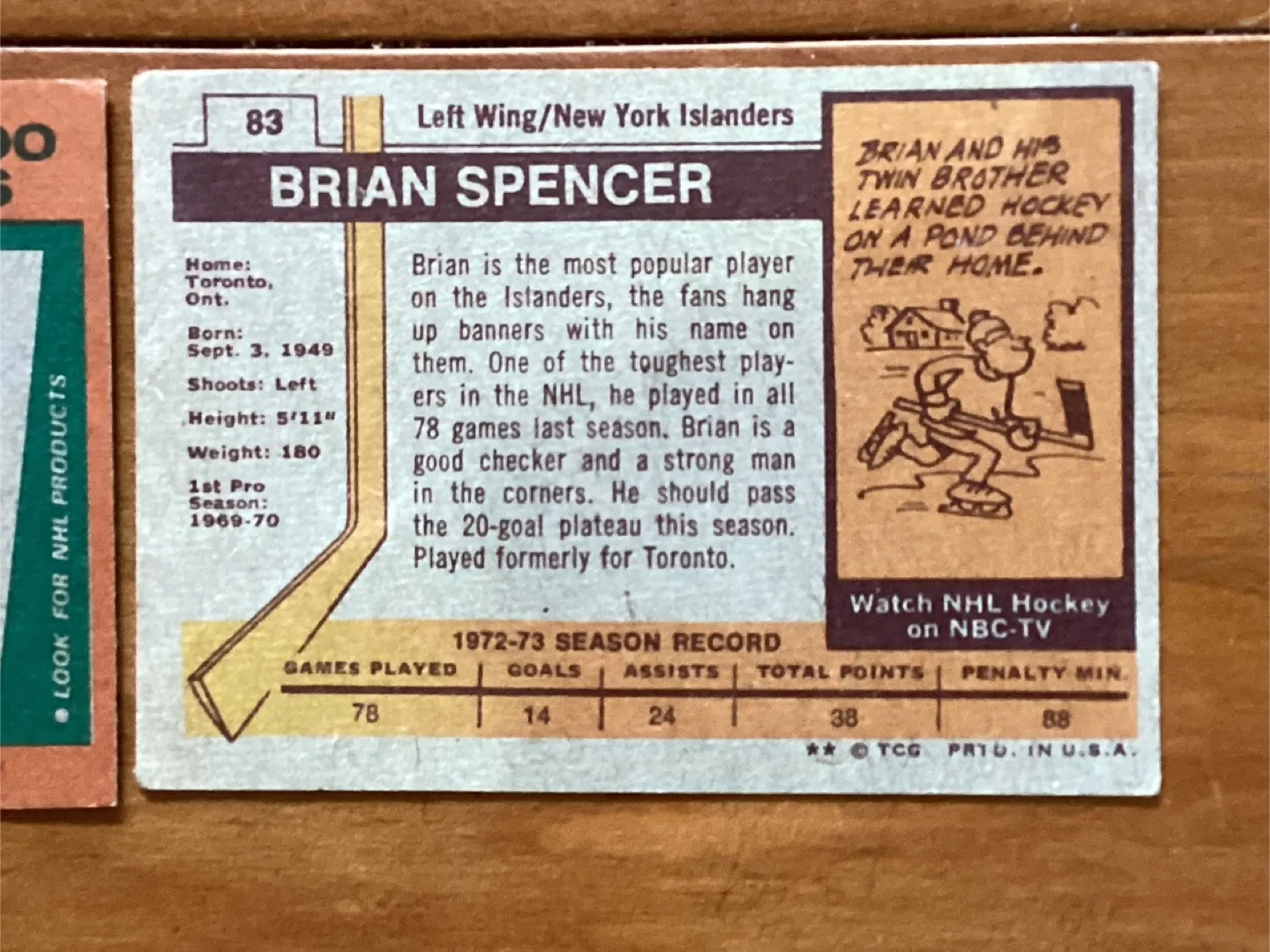 78-79 Colorado Rockies 73-74 Dale Tallon & Brian Spencer Cards image indicator(8)