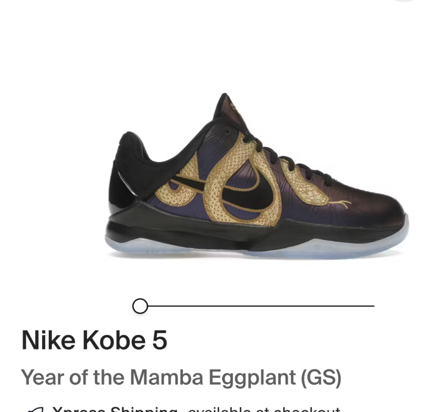 Nike Kobe 5 Year of the Mamba Eggplant (GS)