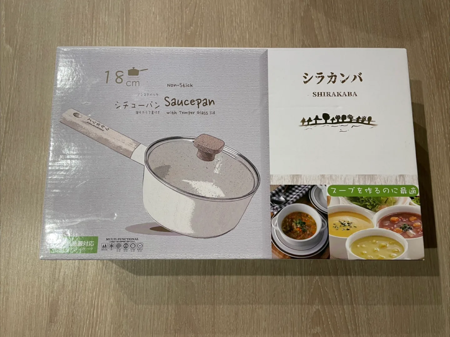 Shirakaba 18cm Non-Stick Saucepan - New in Box! thumbnail