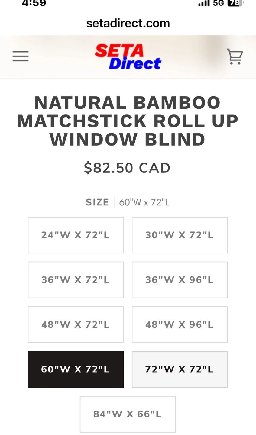 5 ft Wide bamboo blinds image indicator(6)