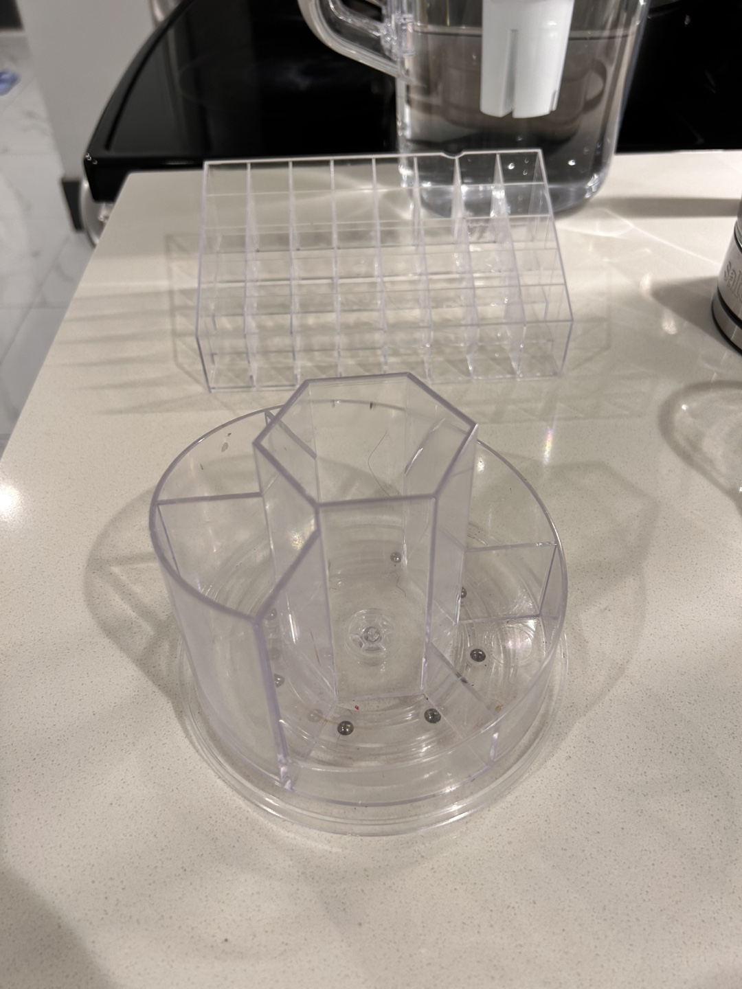 Clear Acrylic Makeup Organizer Set 3 for $10 - photo 3