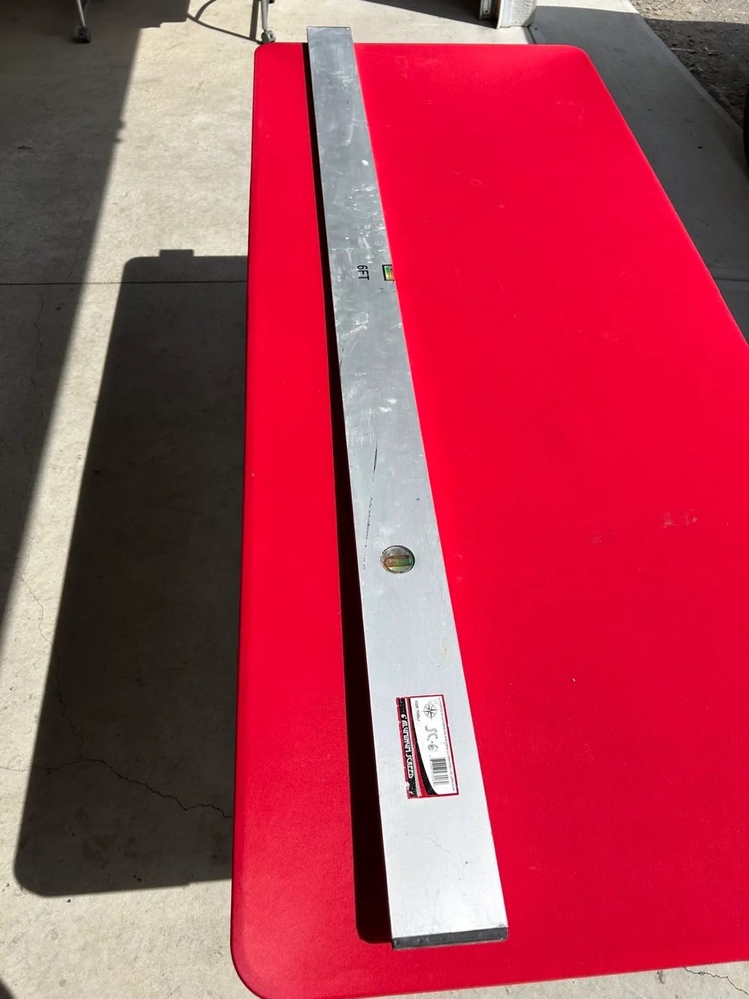 6’ aluminum levelling screed thumbnail