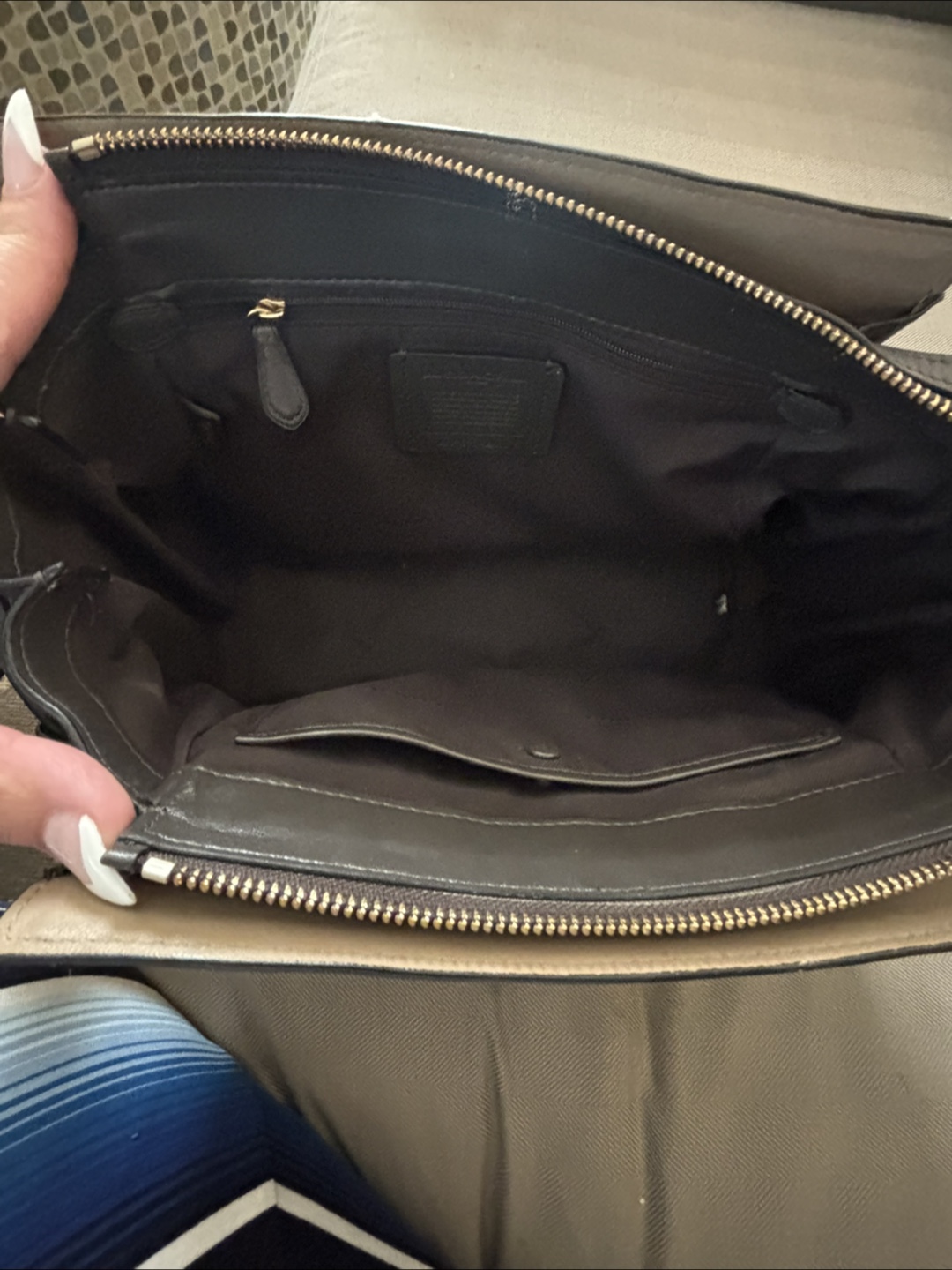 Coach Swagger 27 Pebble Leather Satchel - photo 5