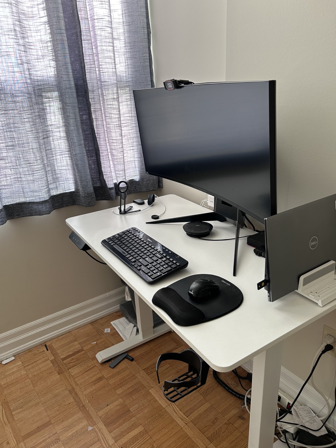 Sit- Stand Desk with Monitor