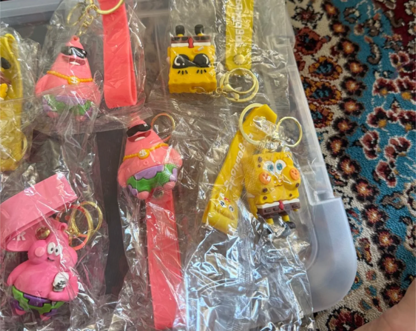 Spongebob & Patrick Keychains - New! thumbnail