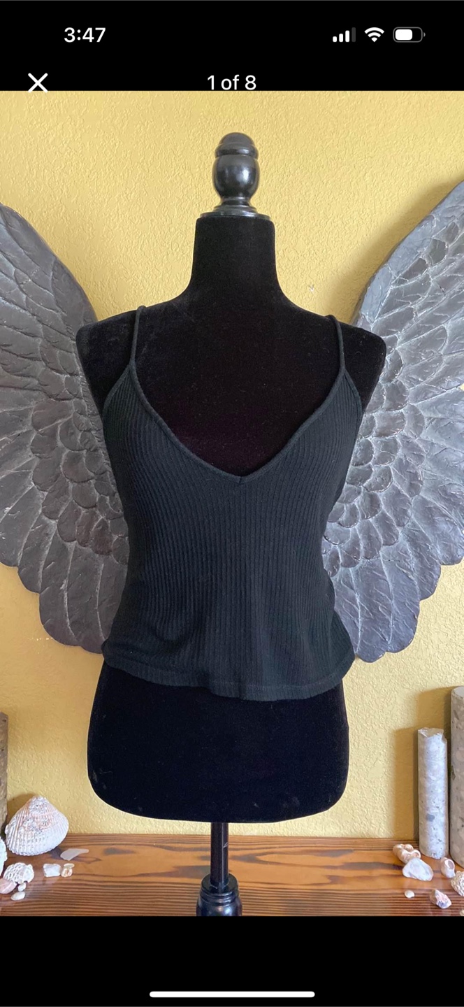 Brandy Melville Long Strap Crop Top