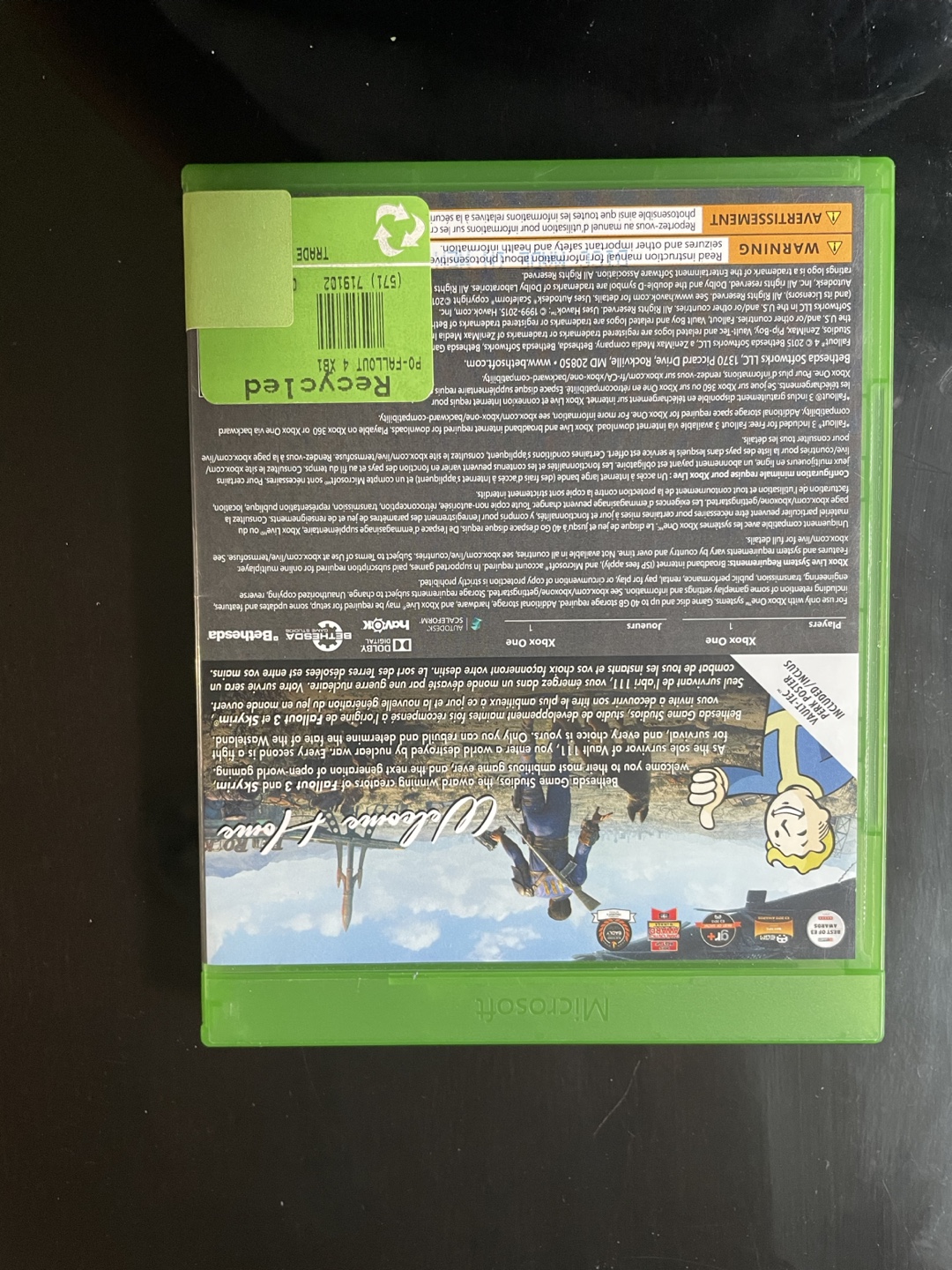 Fallout 4 Xbox One Game - photo 2