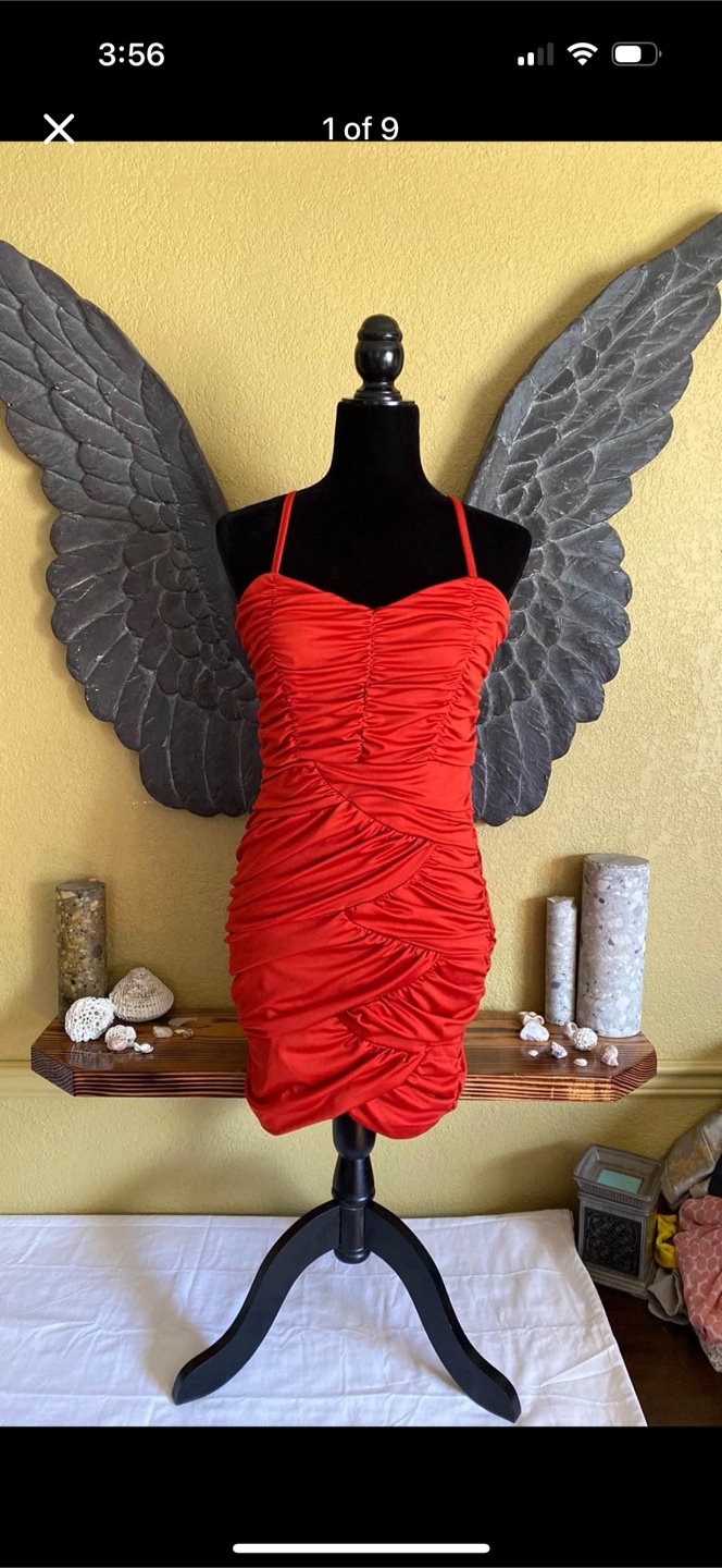 H&M Red Fancy Cocktail Dress