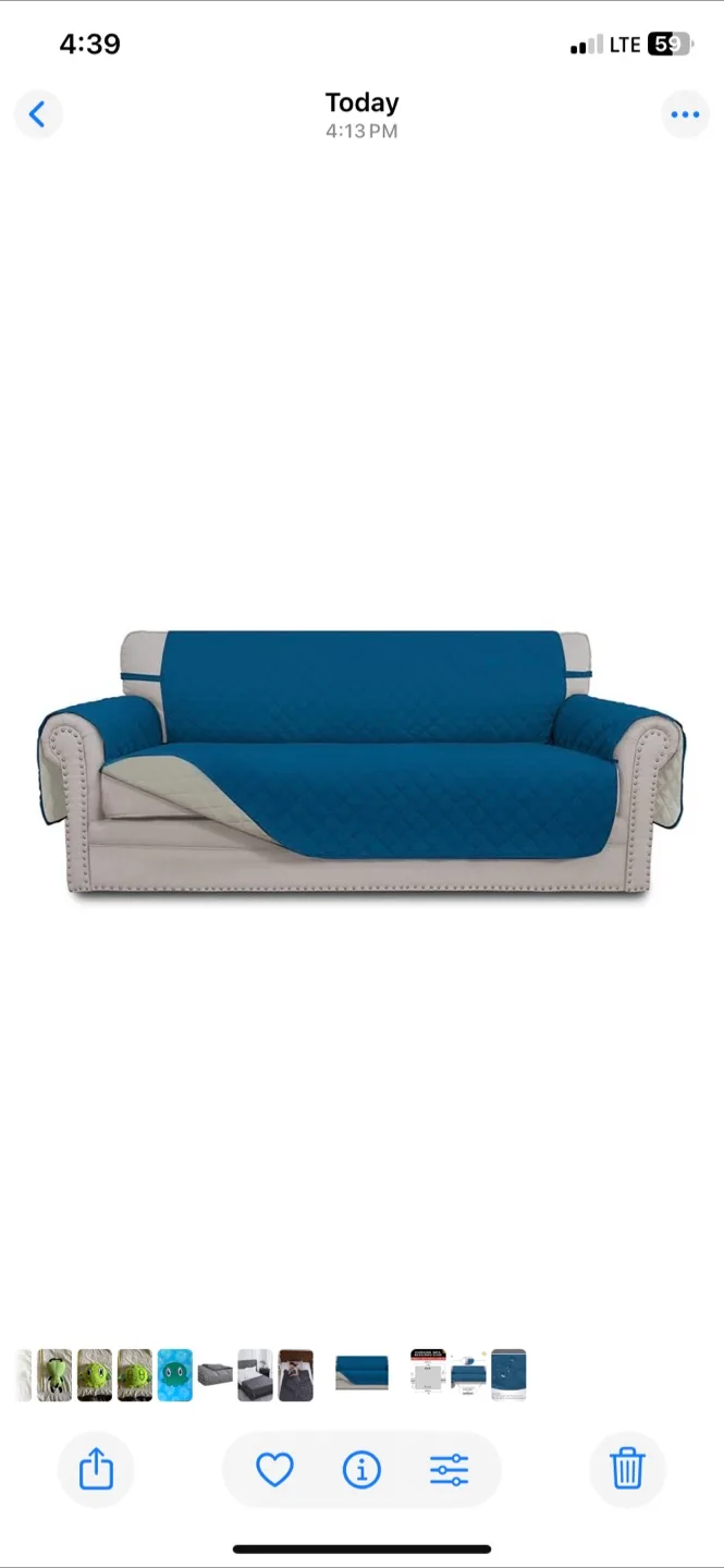 Easy-Going Oversized Sofa Cover - 132" x 86" thumbnail