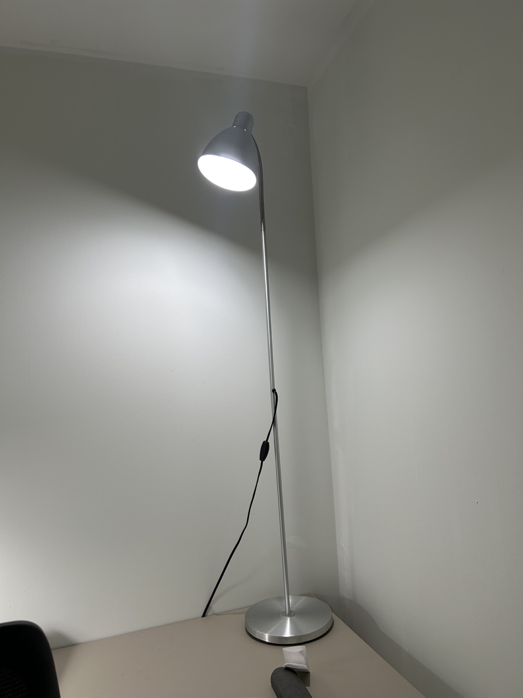 Ikea Floor Lamp - Silver