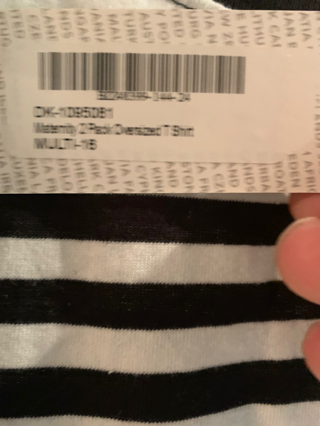 Boohoo Maternity Striped Oversized T-Shirt - photo 3
