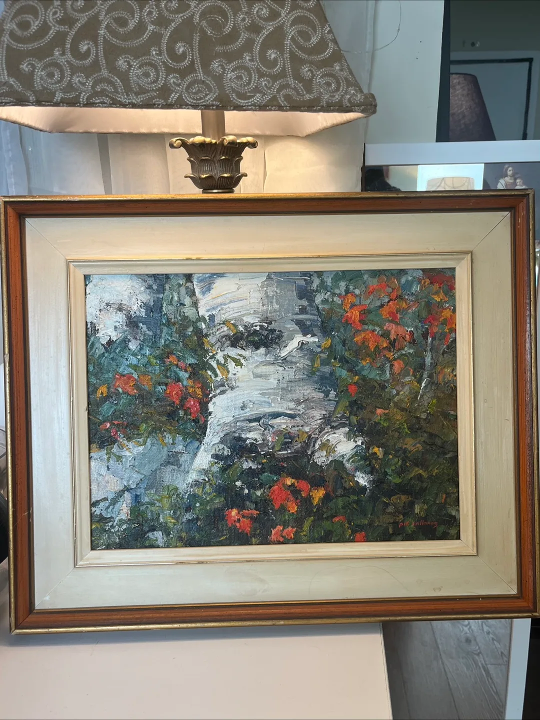 Birches, by late Artist Pat Ballance thumbnail