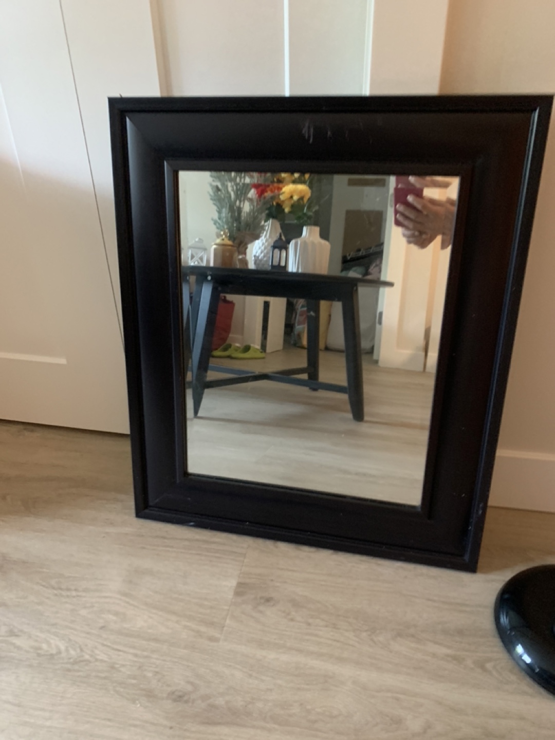 Black Framed Mirror