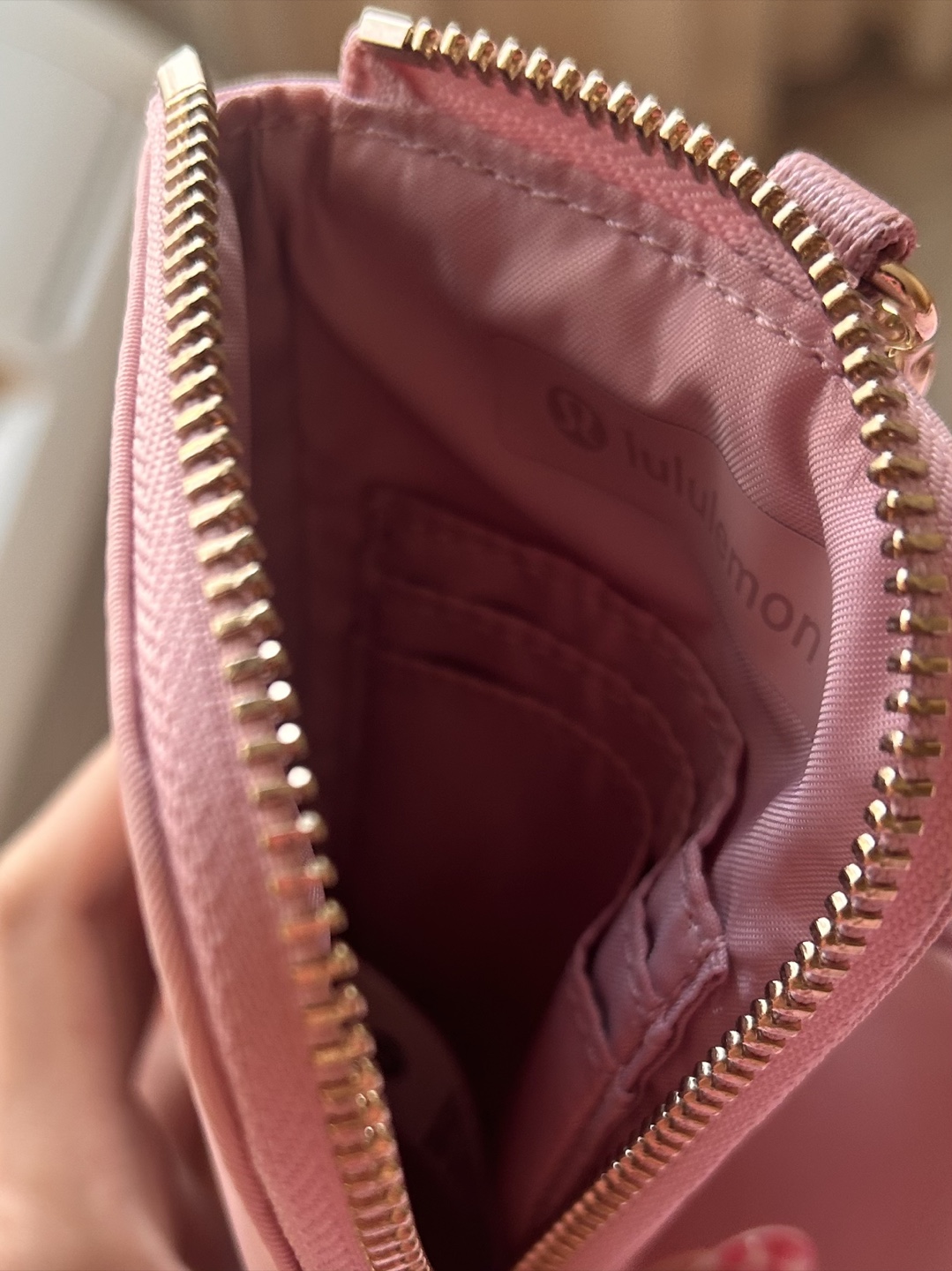Lululemon Pink Wristlet wallet and pouch - photo 2
