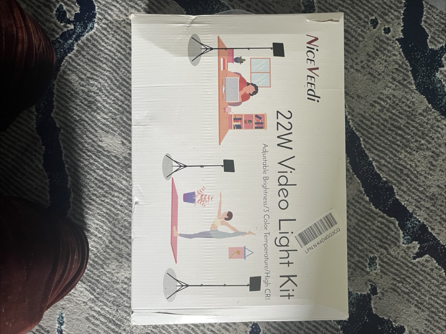 NiceVeedi 22W Video Light Kit - Like New! - photo 3