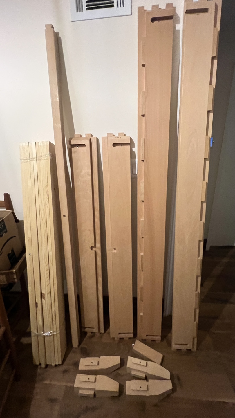 Full Size Wooden Japanese Joinery Bed Frame