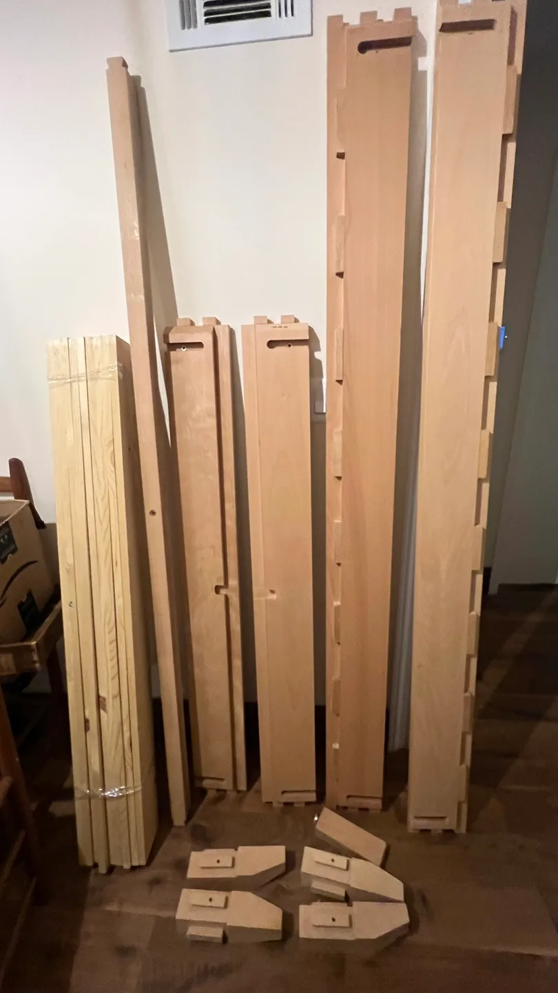 Full Size Wooden Japanese Joinery Bed Frame thumbnail