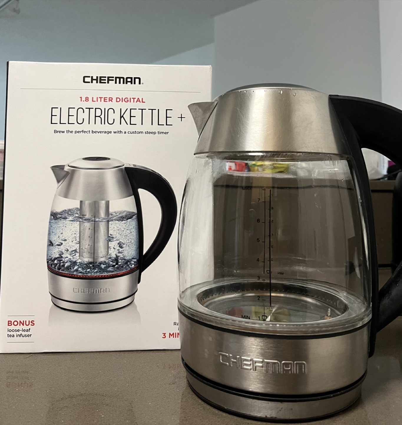Chefman 1.8 Liter Digital Electric Kettle