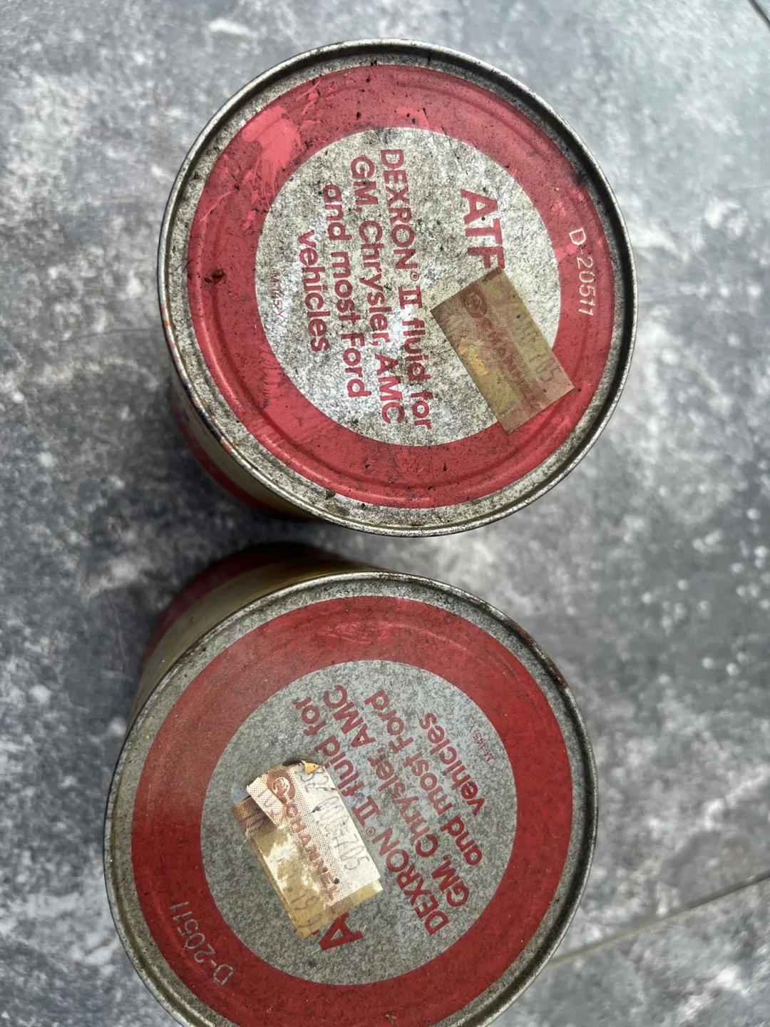 Vintage Mobil Dexron II Automatic Transmission Fluid 1 Quart image indicator(3)